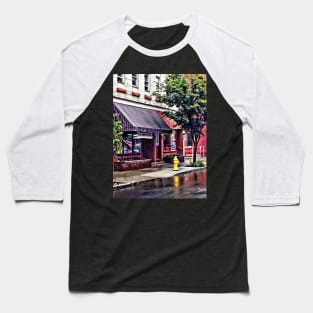 Owego NY - Fire Hydrant by Barber Shop Baseball T-Shirt